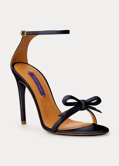 Women's Ralph Lauren Jennefer Bow Patent Sandals | 109246OFE